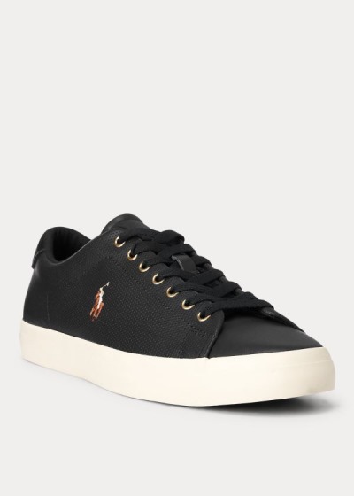 Men's Polo Ralph Lauren Longwood Leather Sneakers | 703219BHD